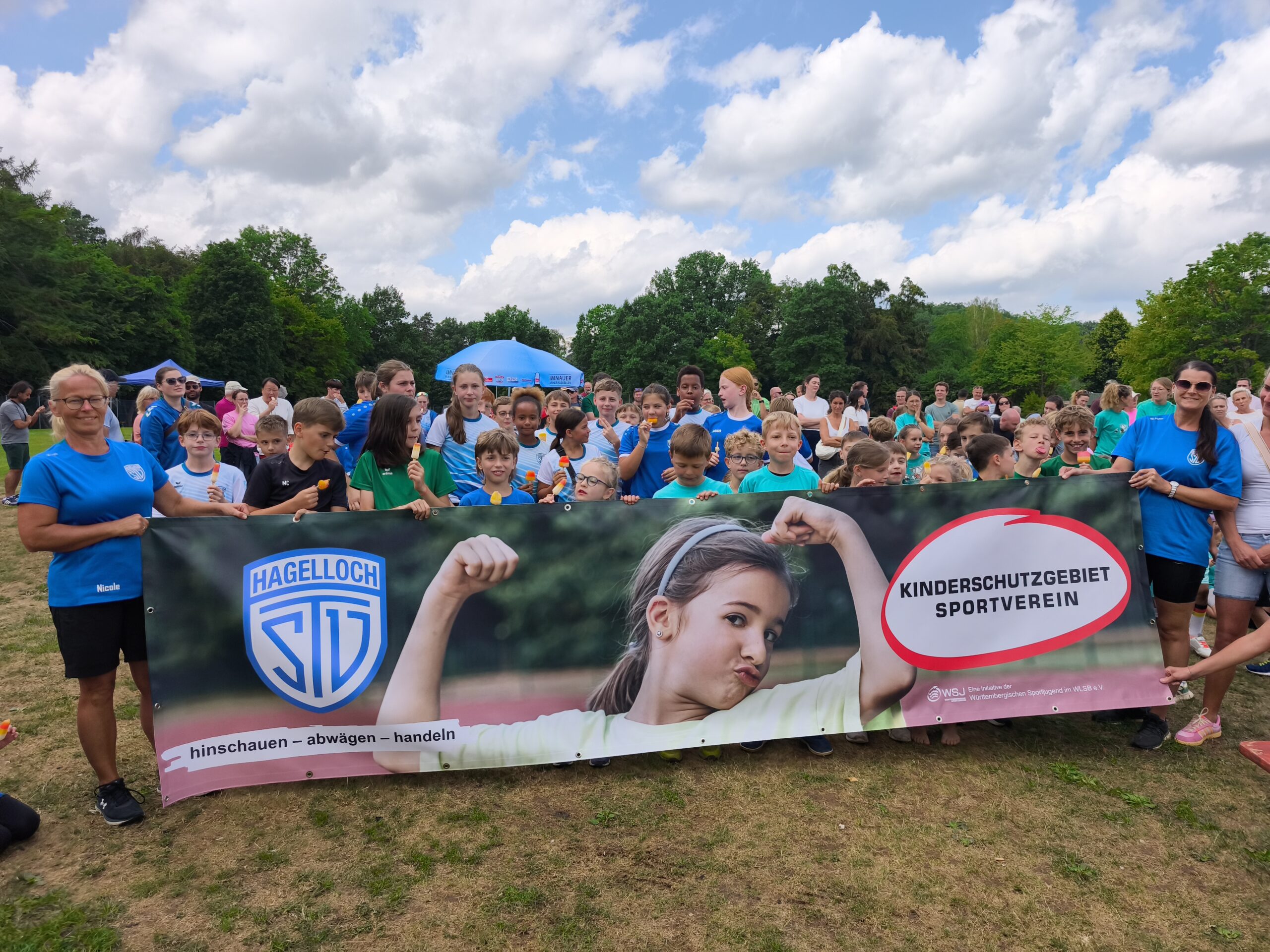 Ein starkes Zeichen für den Kinderschutz beim TSV Hagelloch
